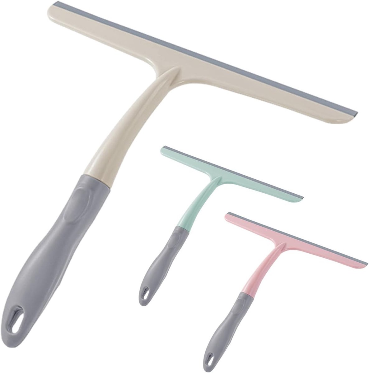Raamschraper - Glazenkrabber - Oppervlakken Reinigen - Multifunctioneel Ontwerp - 24.5 cm - Beige