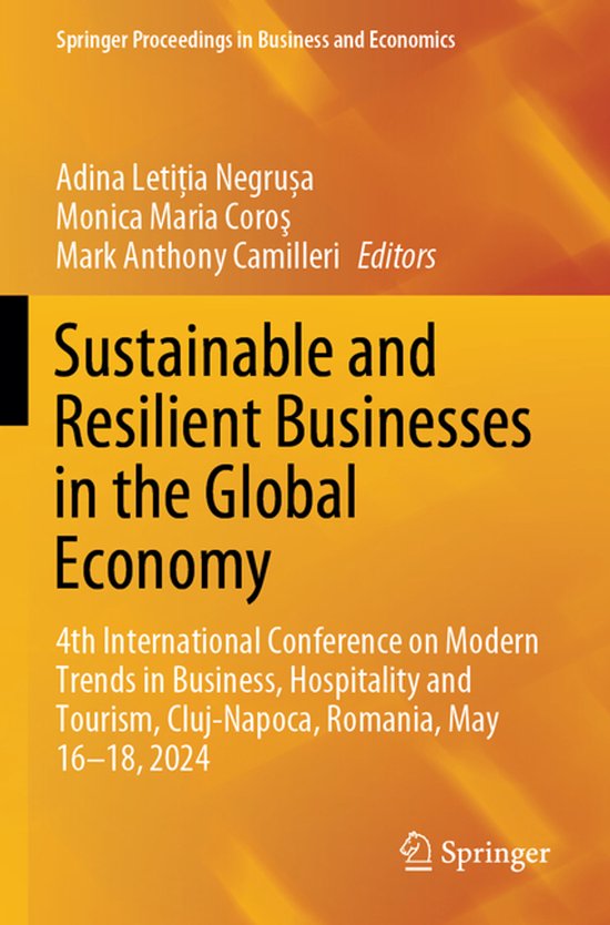 Springer Proceedings in Business and Economics- Sustainable  ... - cover