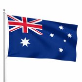Het Vlaggenschip - Vlag Australië - 90 x 150 centimeter - Australische Vlag