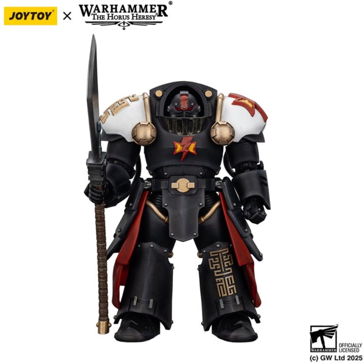 Joy Toy (CN) Warhammer The Horus Heresy Action Figure White Scars Ebon Keshig Terminator 2 met Power Glaive 13 cm Action Figuur