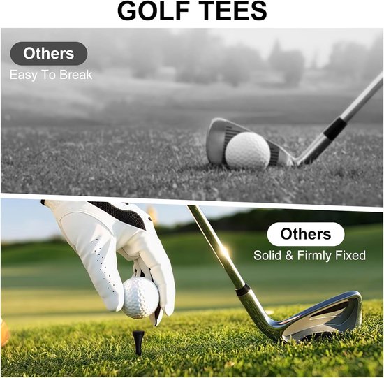 Hoge Prestaties Golfballen Set van 12 Stuks met Dynamische Kern voor Afstand en Snelheid, Inclusief Golf Tee, Ballmarkers en Opbergtas van hoge — afbeelding 5