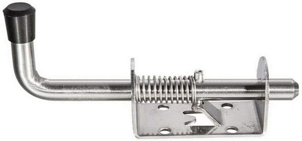 Veilige en Sterke Veerhaak voor Garages en Stallen - 120mm Heavy Steel Latch voor Deuren en Poorten