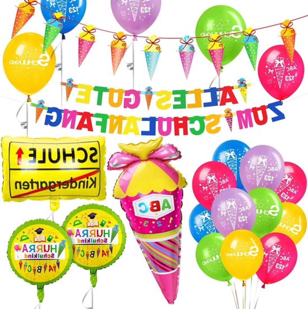 Feestelijke Decoratie Eerste Schooldag voor Meisjes - Allecto Plus