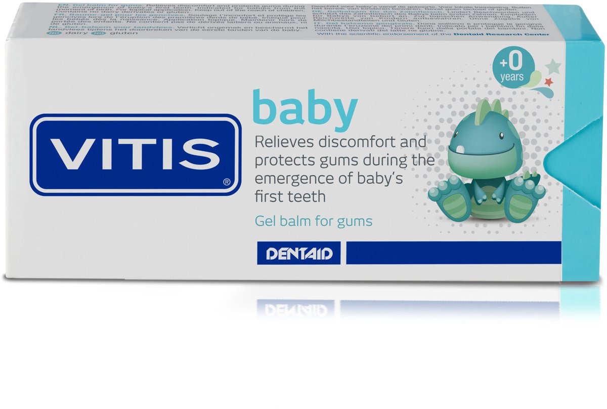 Vitis - Baby Tandgel - 30ml - met Vingertandenborstel