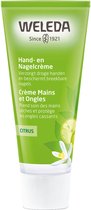 WELEDA Citrus Hand- en Nagelcrème - Citroen - Voedt & Verzorgd Ruwe En Droge Huid - Verzorgt Nagelriemen & Ondersteunt Groei Van Gezonde Nagels - 100% Natuurlijke Ingrediënten - 50ml