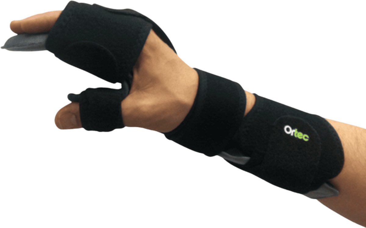 EMO Multi Fingersplint - M - Rechts - Zwart