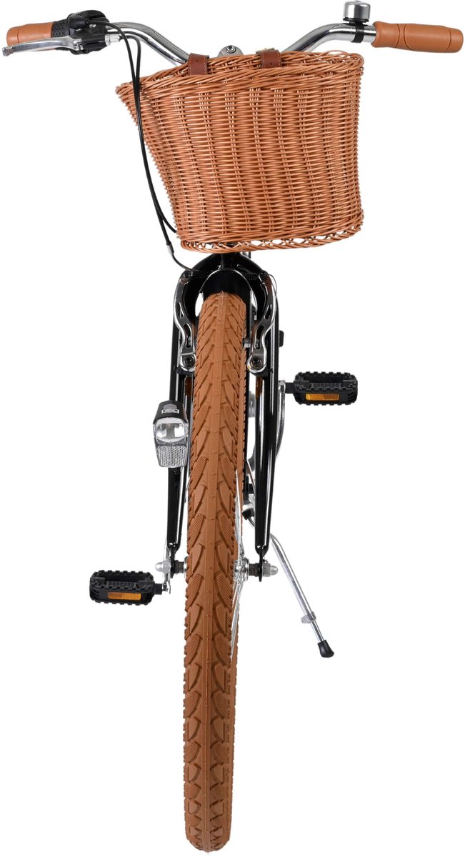 Volare Ashley Kinderfiets - Meisjes - 26 inch - Zwart - Shimano Nexus 3 van Volare — afbeelding 2