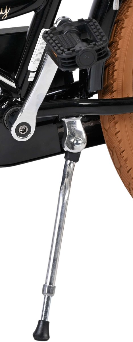 Volare Ashley Kinderfiets - Meisjes - 26 inch - Zwart - Shimano Nexus 3 van Volare — afbeelding 4