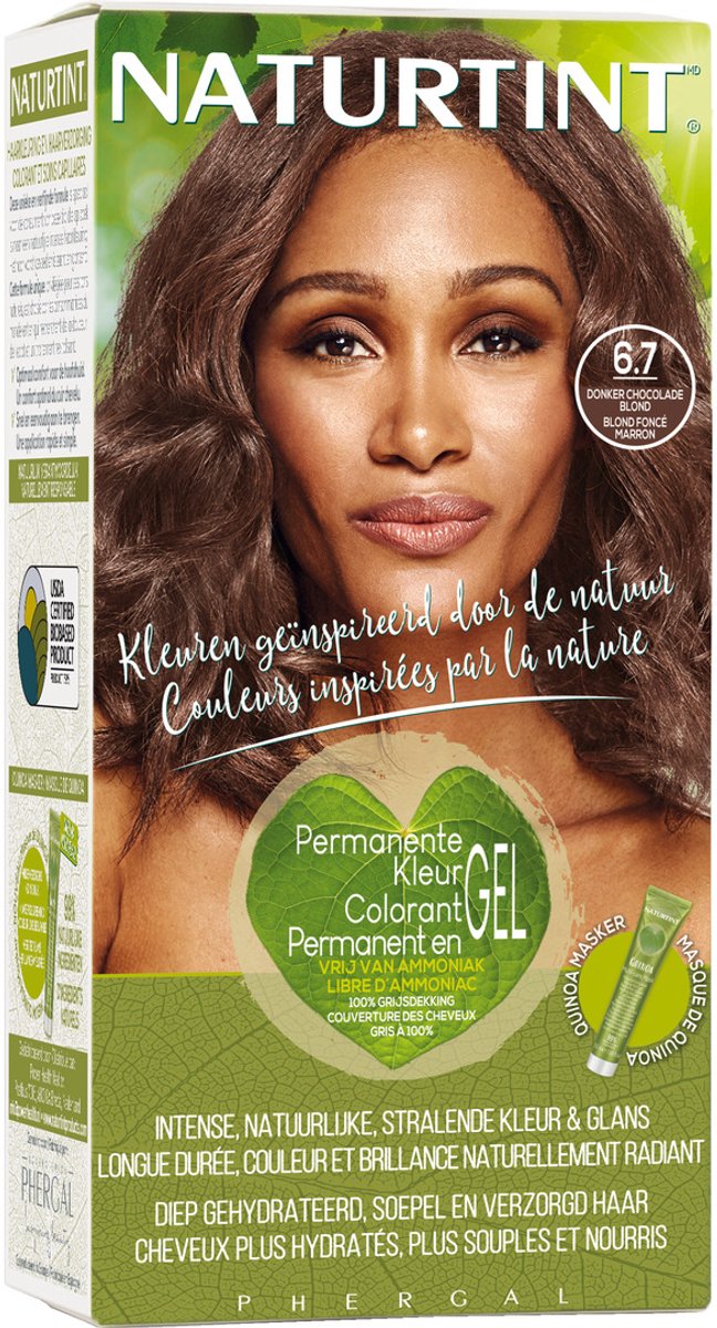 Naturtint Permanente Kleuring 6.7 Donker Chocolade Blond 165ML