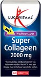 Lucovitaal Super Collageen 2000 mg tabletten met hyaluronzuur. Doos met 60 tabletten.