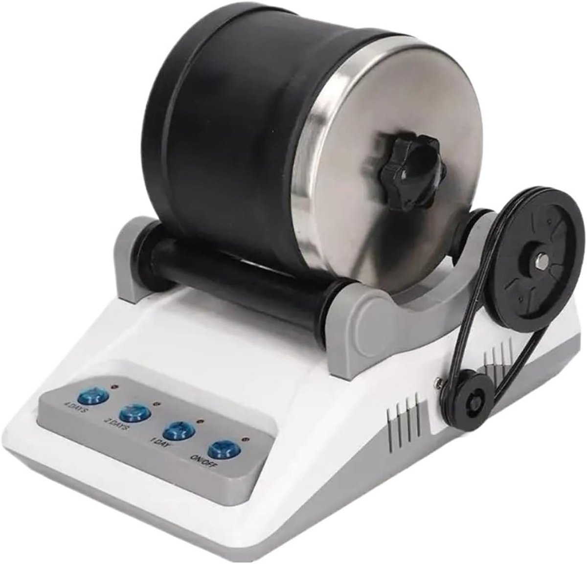Steen Polijstmachine - Edelsteen Maker - Creëer Edelstenen - Stille Werking - 20 cm - Zwart