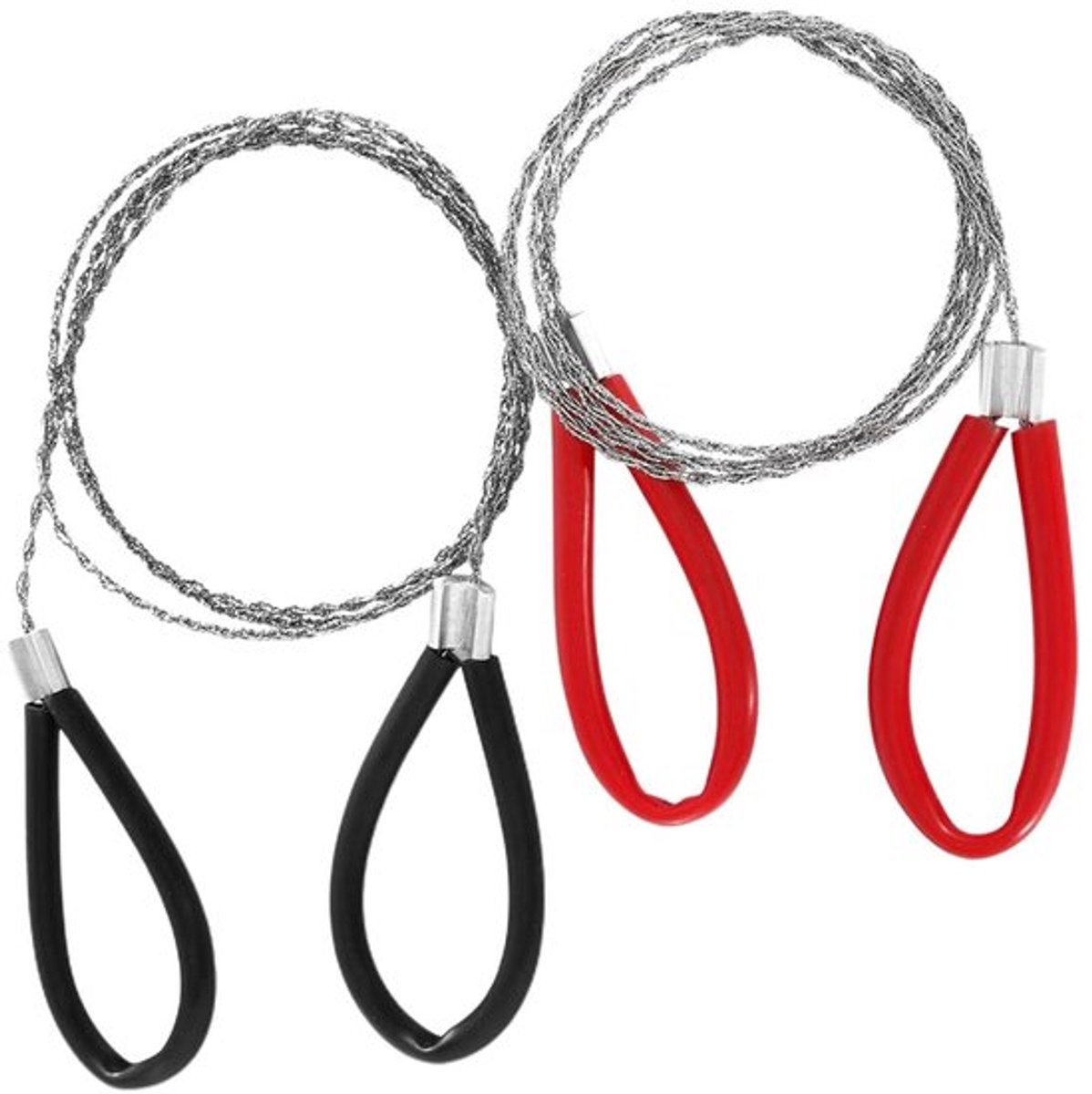 NTHProducts - Draadzaag - Overlevingsgereedschap - Ideaal voor Outdoor - Rood en