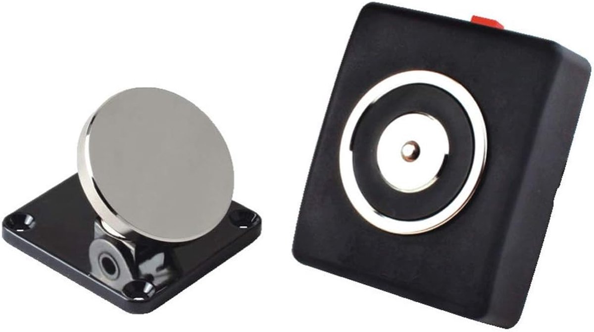 Deurmagneet - Elektronische deurstopper - Brandveiligheid deuren - Automatische sluiting - L75xB35xH90 mm - Zilverkleurig