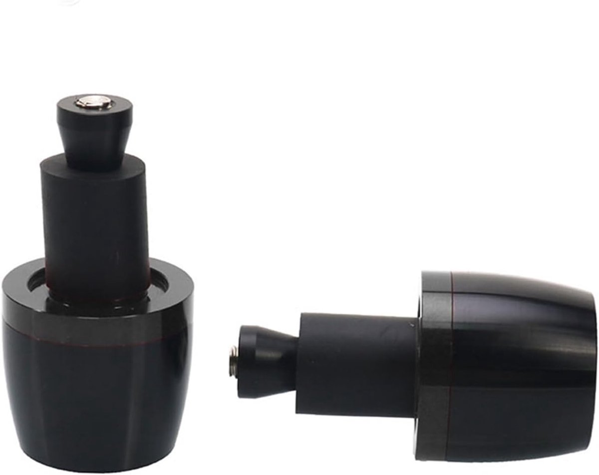 Motorfiets Handvatten - Stuureind Pluggen - Comfortabele Rit - Schokabsorberend Ontwerp - 22 MM - Zwart