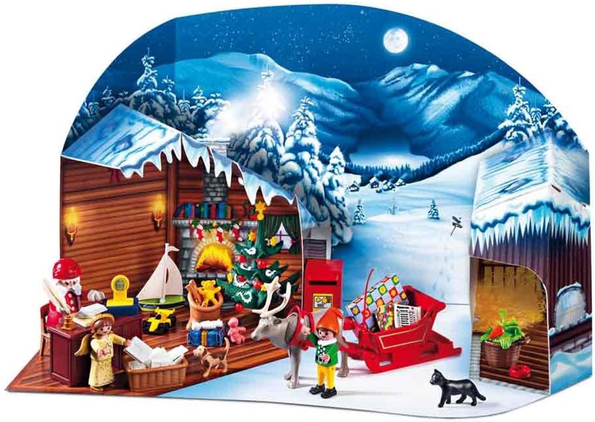 Adventskalender Kerstpostkantoor - Kerstkalender Speelgoed - Aftellen naar Kerst - 24 Verstopte Dozen - 200 Gram - Multicolor