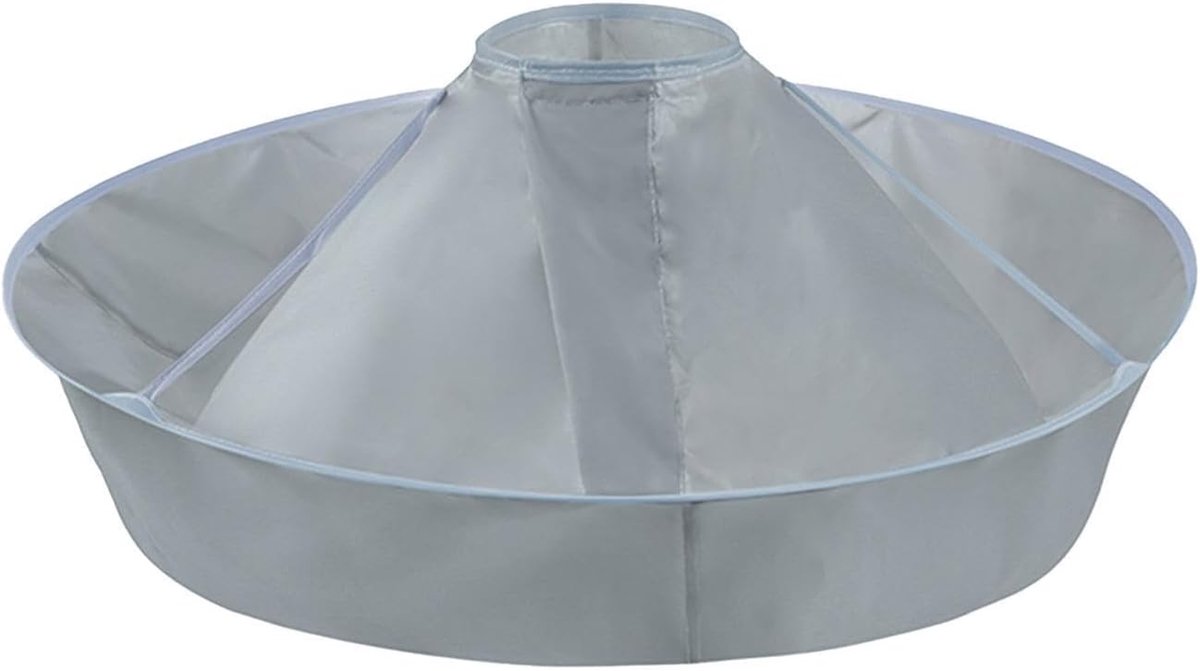 Kapperscape Paraplu - Haarknip Cape - Kapperswerk Thuis - Vangt Haar Op - 60 cm Diameter - Grijs