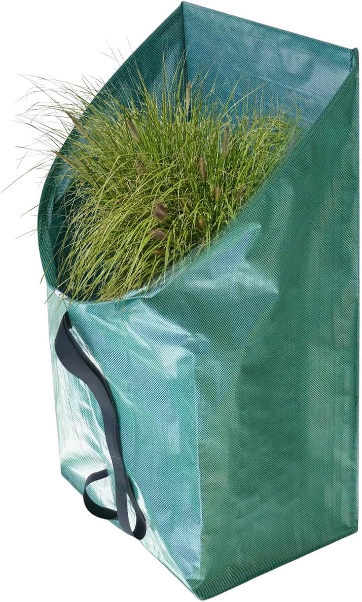 Graszakken voor bladeren - Opvouwbare tuintas - Tuinonderhoud - Scheurbestendig materiaal - 200 liter capaciteit - Donkergroen