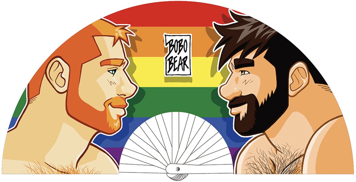 M PROUD PRIDE ADAM & YVES Pride Fan