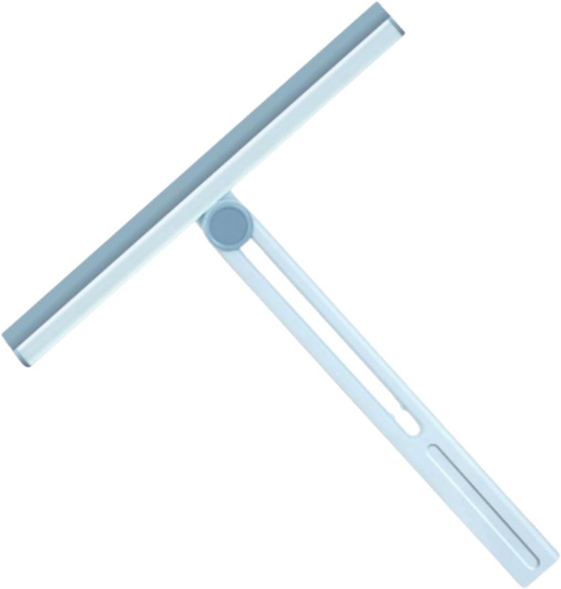 Veelzijdige Wisser - Schoonmaak Wisser - Oppervlakken Reinigen - Draaibare Kop - 28 cm - Wit Blauw