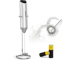 Elektrische Melkopschuimer - Draagbaar - Werkt op Batterijen - Koffiemixer - Voor Koffieliefhebbers