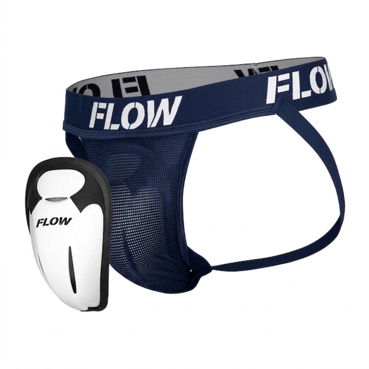 Flow Fightgear Premium Kruisbeschermer - Heren - Navy - maat L
