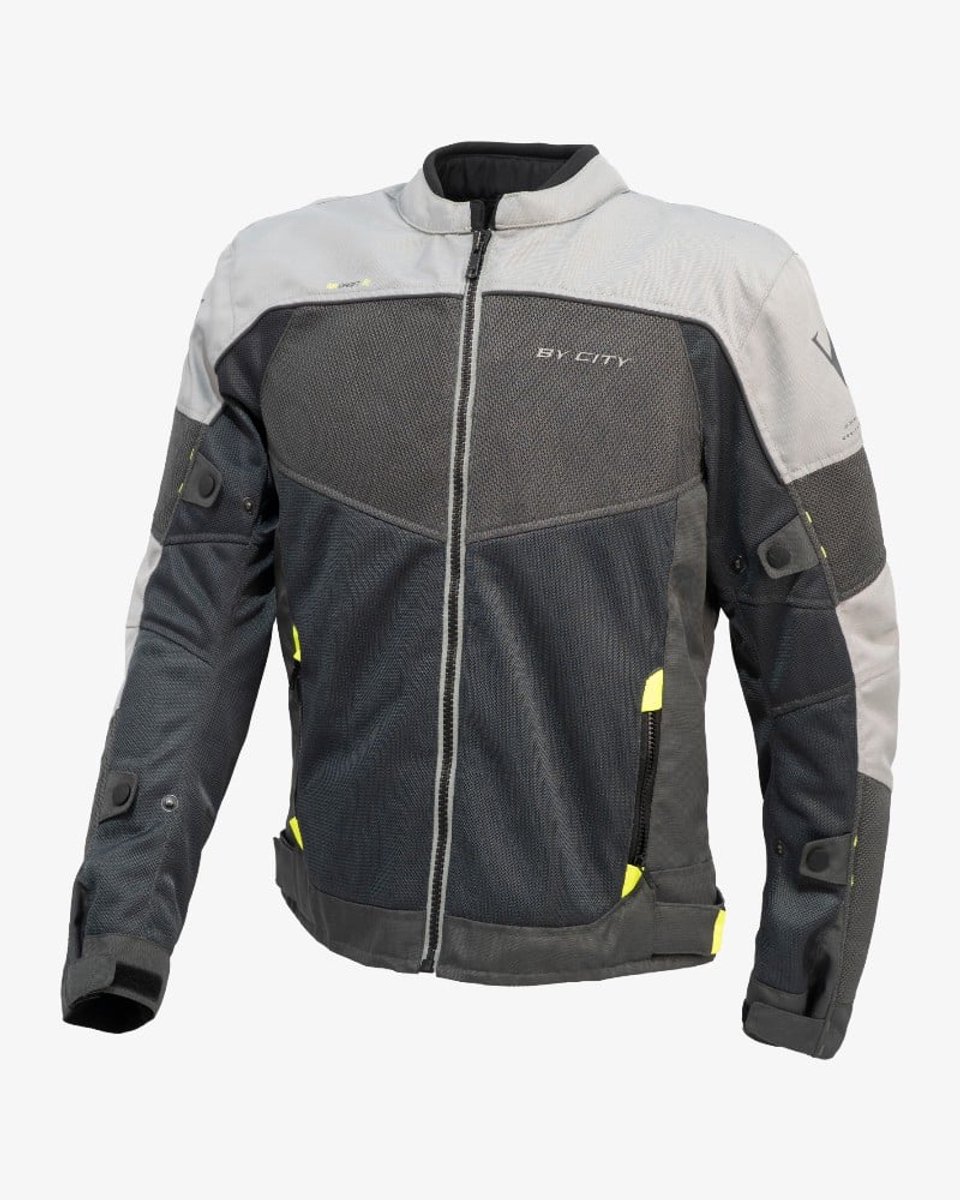bycity-luma-heren-motorjas-doorwaaijas-zomerjas-CE gecertificeerd-protectie-grijs-L