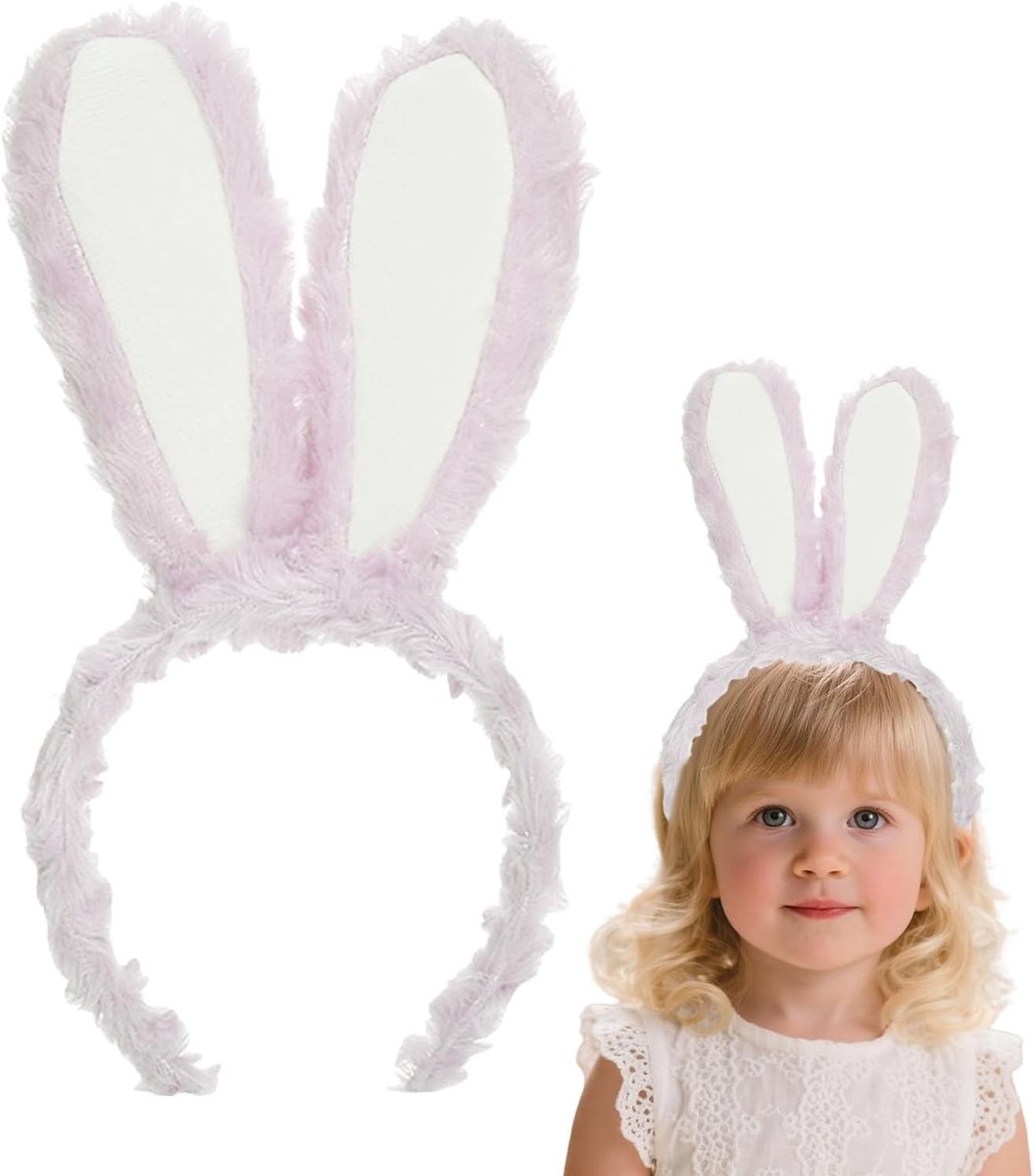 Bendbare en Lange Konijnenoren Haarband voor Pasen - Schattige Kostuums voor Volwassenen en Kinderen, Feestaccessoires en Carnaval