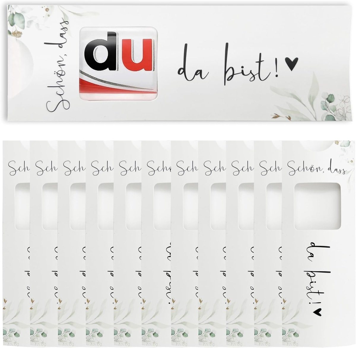 Mooie 30-delige set cadeauverpakkingen van vilt voor chocolade, perfect voor bruiloften, doopfeesten, verjaardagen en afstuderen