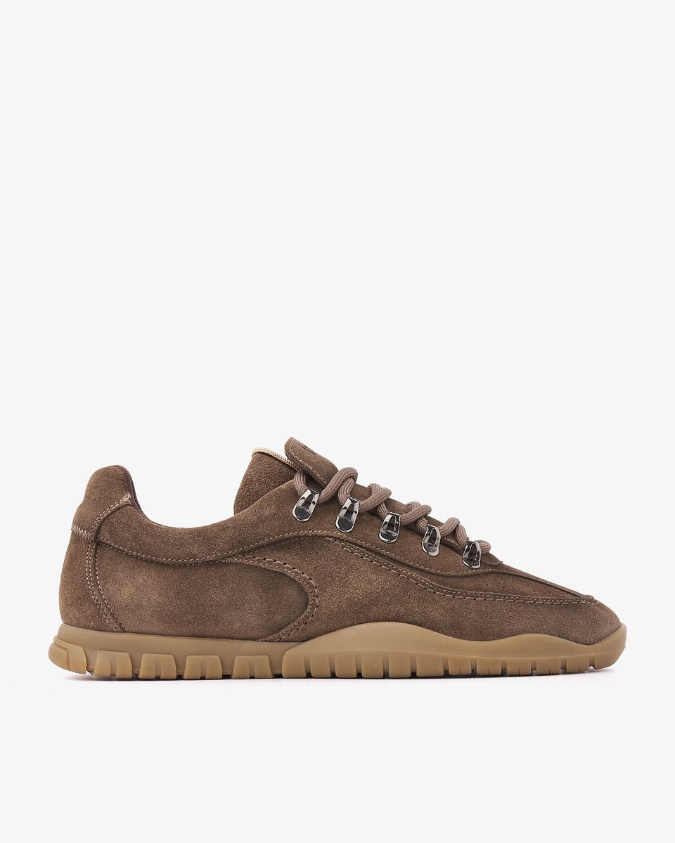 VIA VAI Frenkie Mavis Sneakers Heren - Suède - Bruin - Maat 40