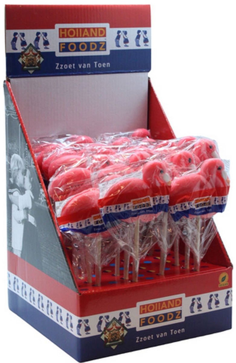 Flamingo - Lolly - 24 x 45 gram - Omdoos 4x