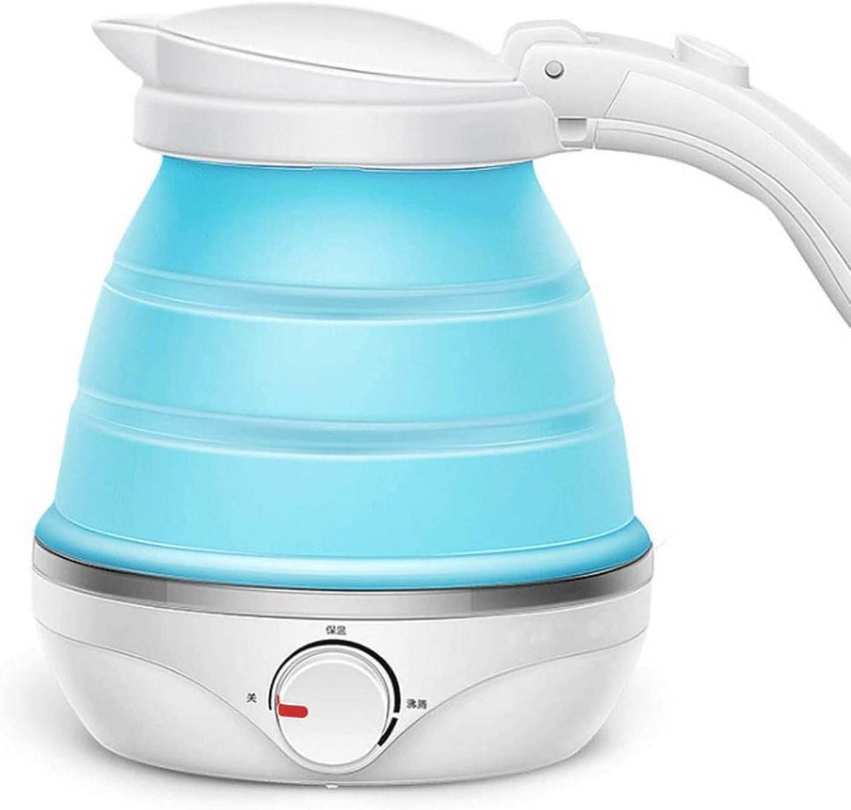 Waterkoker Vouwbaar Reis Waterkoker Snel Water Koken Opvouwbaar Ontwerp 0.5 Liter Wit
