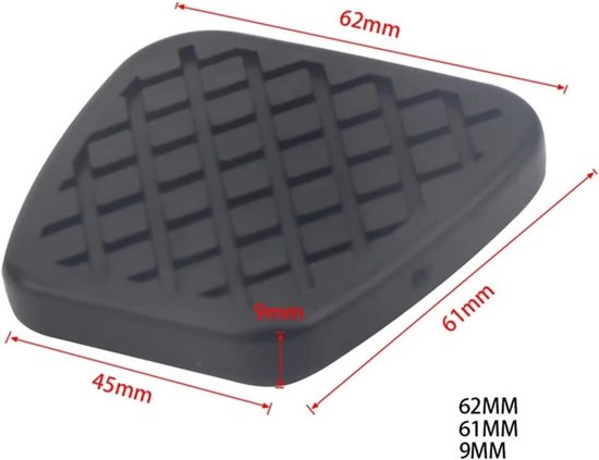 Pedaalhoezen Auto - Rem Pedaal Covers - Veilig Rijden - Antislip Ontwerp - Set van 2 - Zwart — afbeelding 3