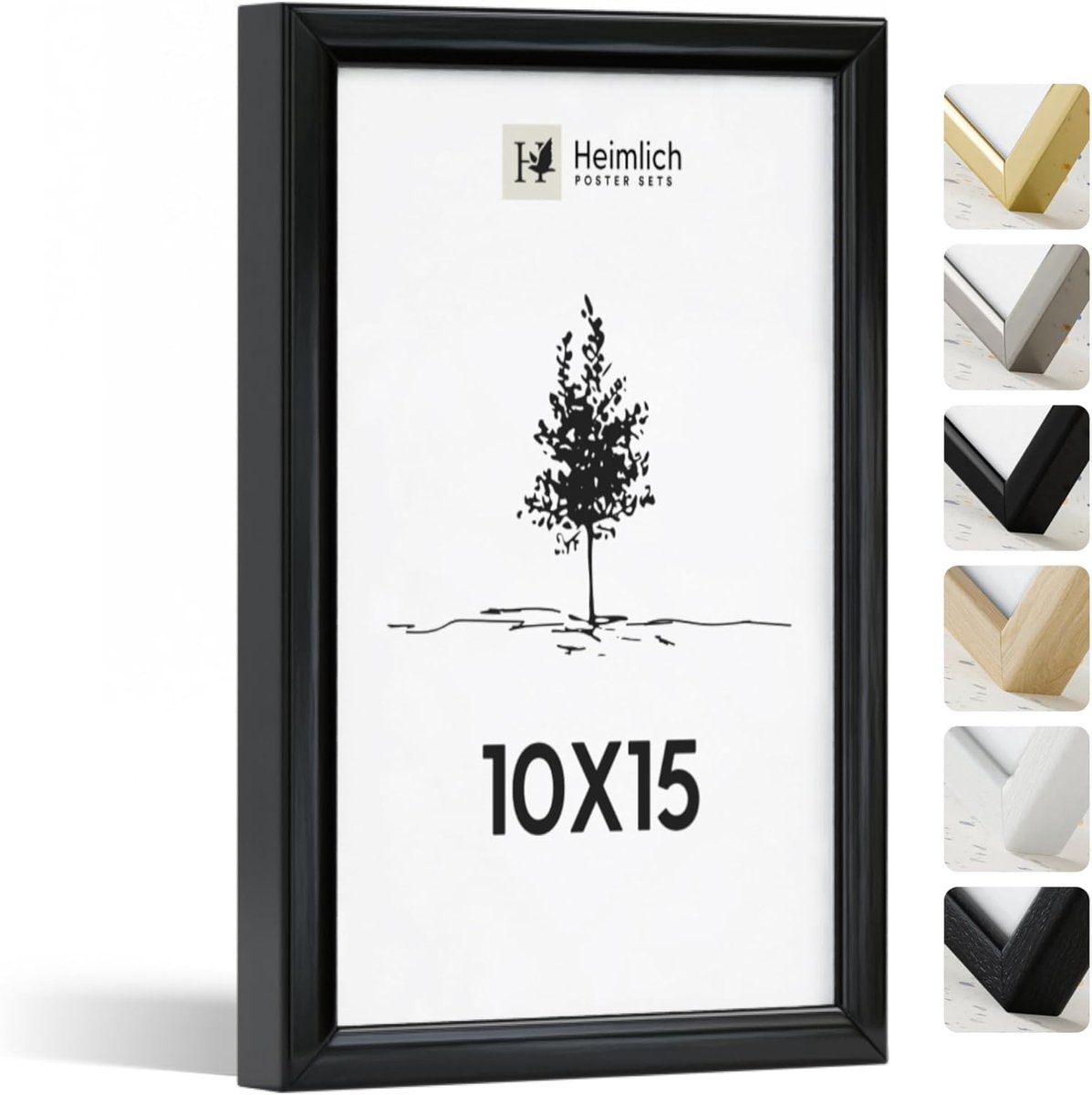 Fotolijst - Aluminium Metaal - 10x15 cm - Wandmontage of Tafelbladweergave - Voor Thuis en Kantoor
