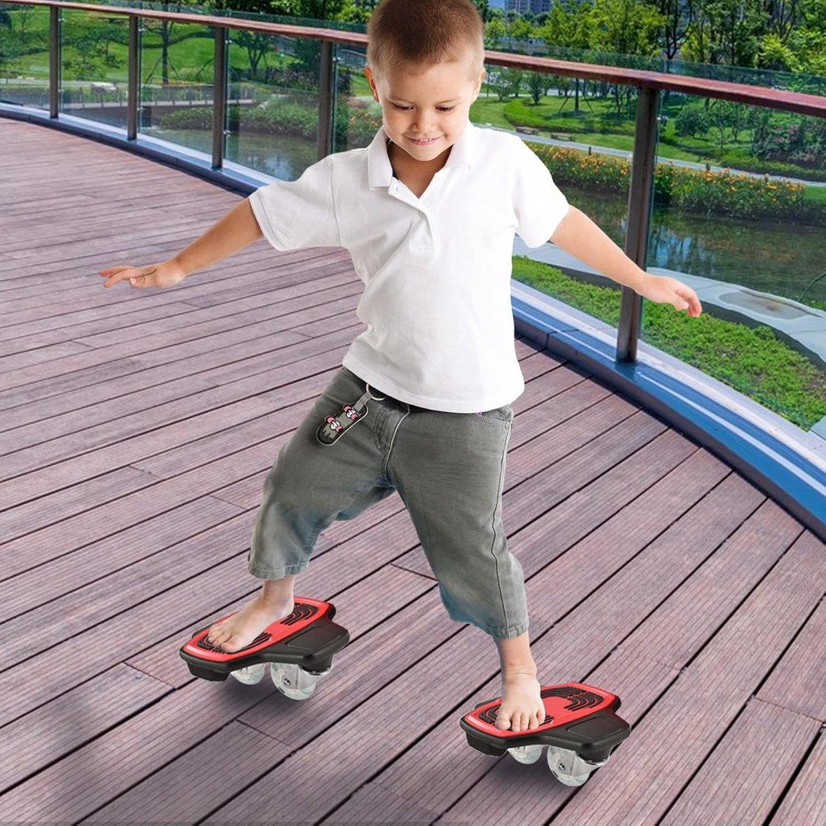 Split Skateboard Drift Skate Straat Cruisen Flexibel Ontwerp N.v.t.