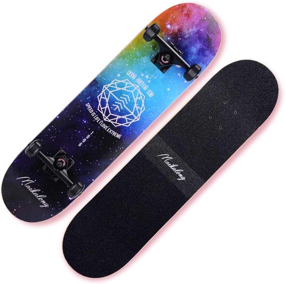 Skateboard Freestyle Board Sport en Spel ABEC-11 Lager 78.5x20cm I