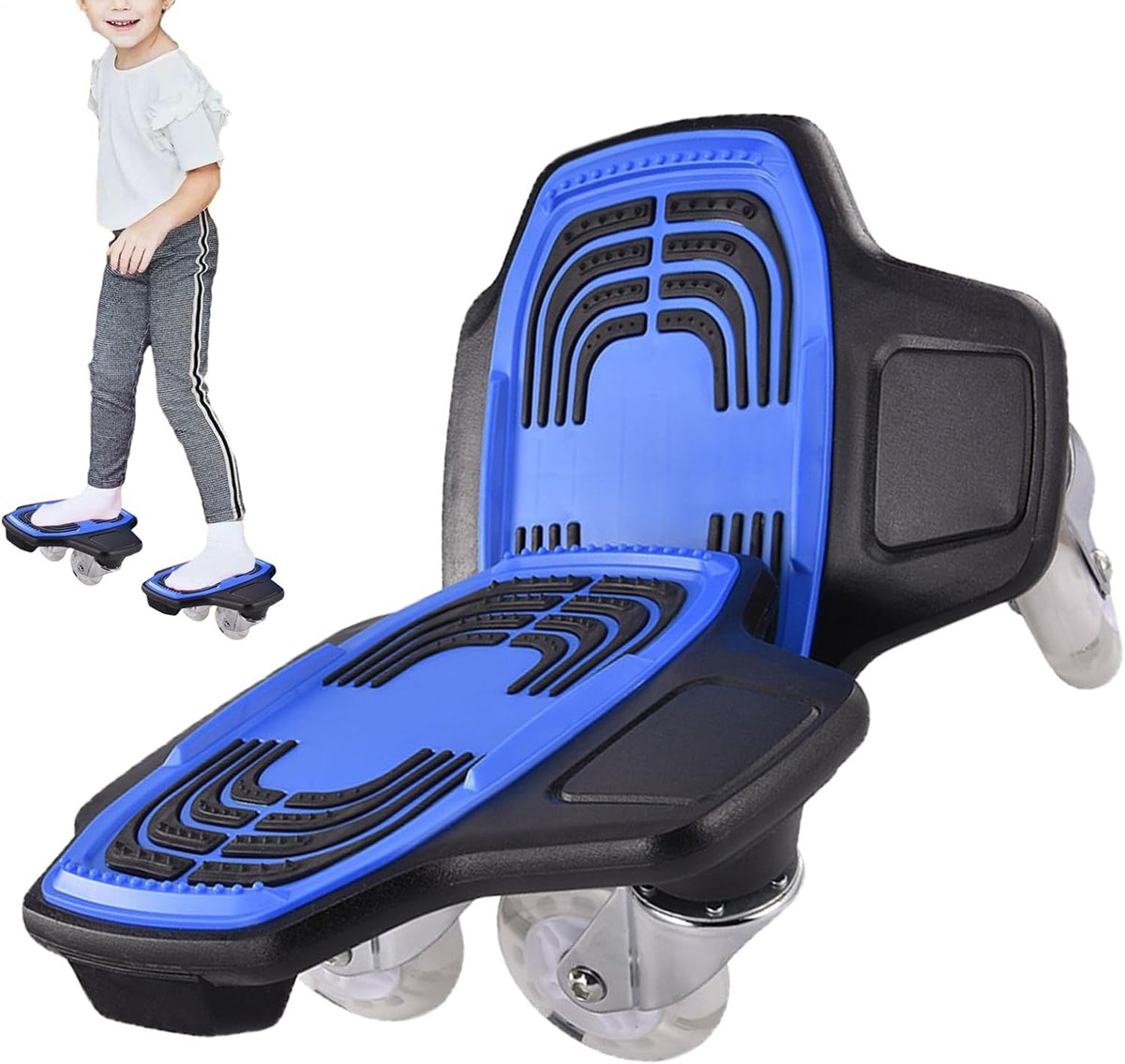 Gesplitst Skateboard Drift skates Straat cruisen Antislip grip 24 x 26 cm