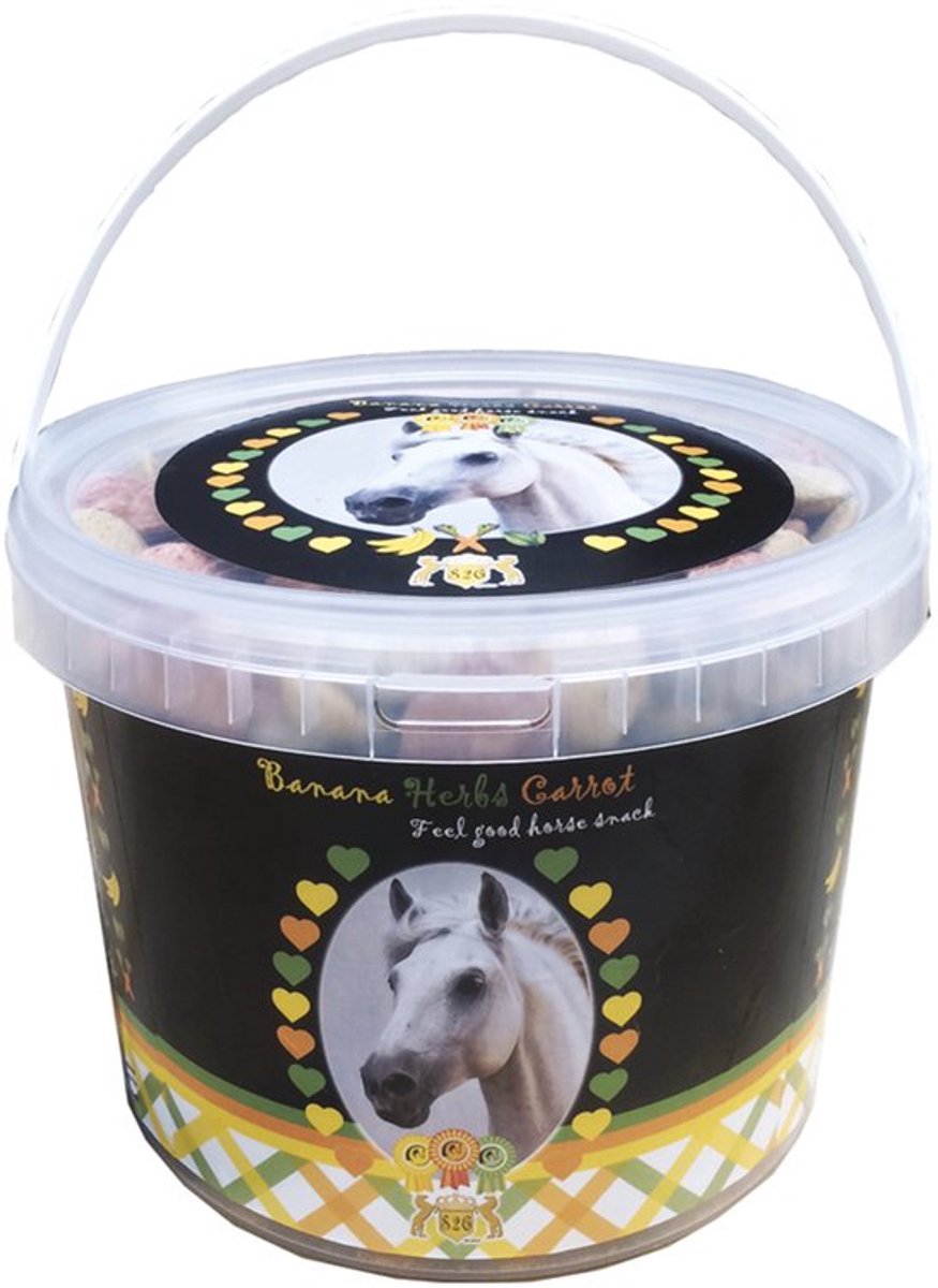 PAARDENSNOEPJES S2G BANANA/HERBS/CARROT 2,5KG