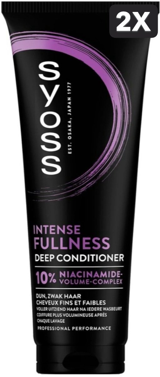 2 x Syoss Conditioner 250 ml Deep Intense Fullness