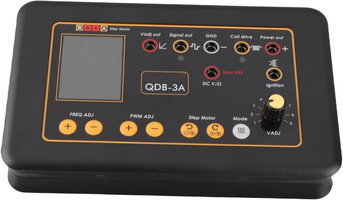 Brandstofinjector Tester - Bobinetester Auto-injectortester - Auto Onderhoud - PWM Signaaluitgang - 12-24V - Zwart