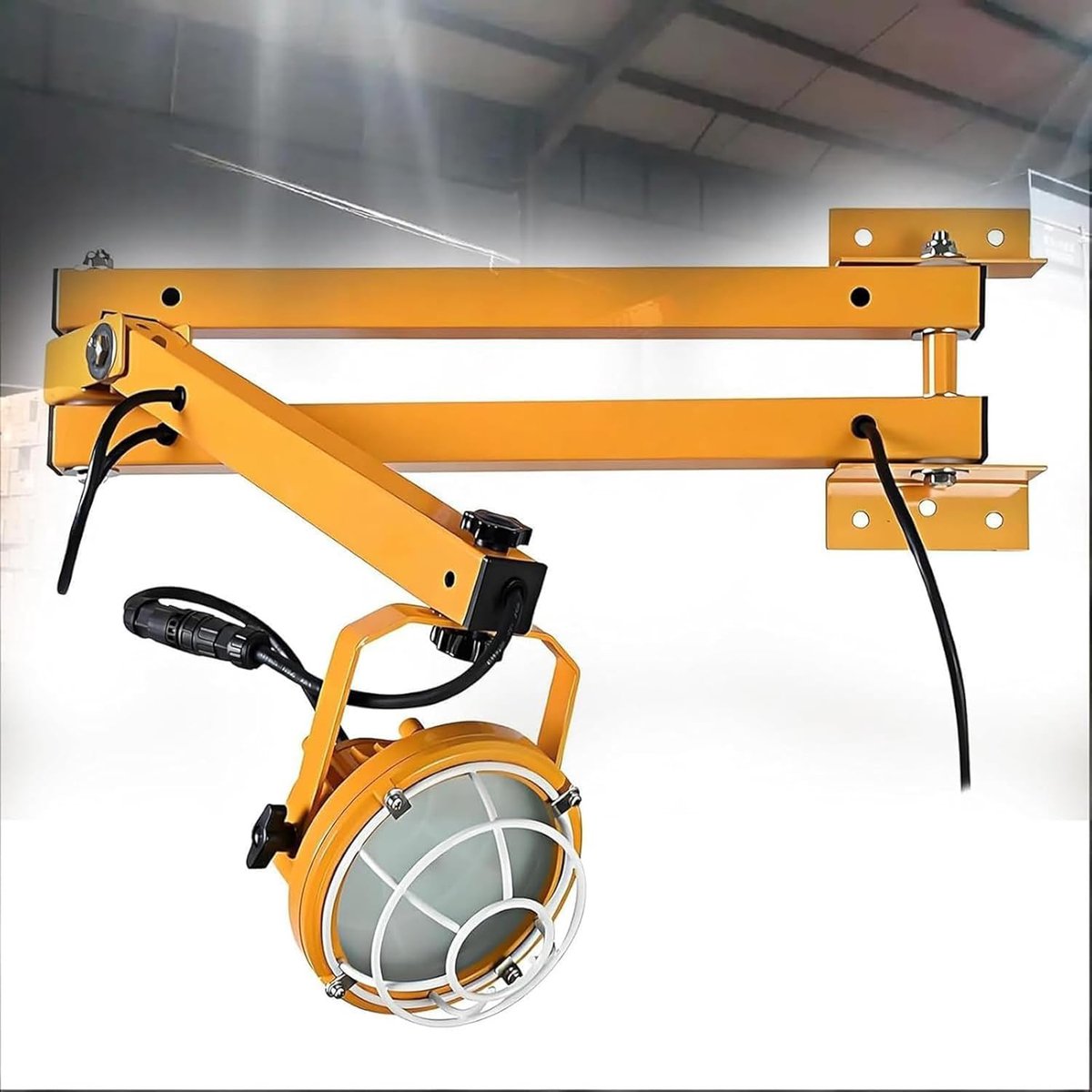 LED Laadverlichting - Werkplaatslamp Docklamp - Laden Lossen - 360 Graden Draaibaar - 40 Inch - Geel
