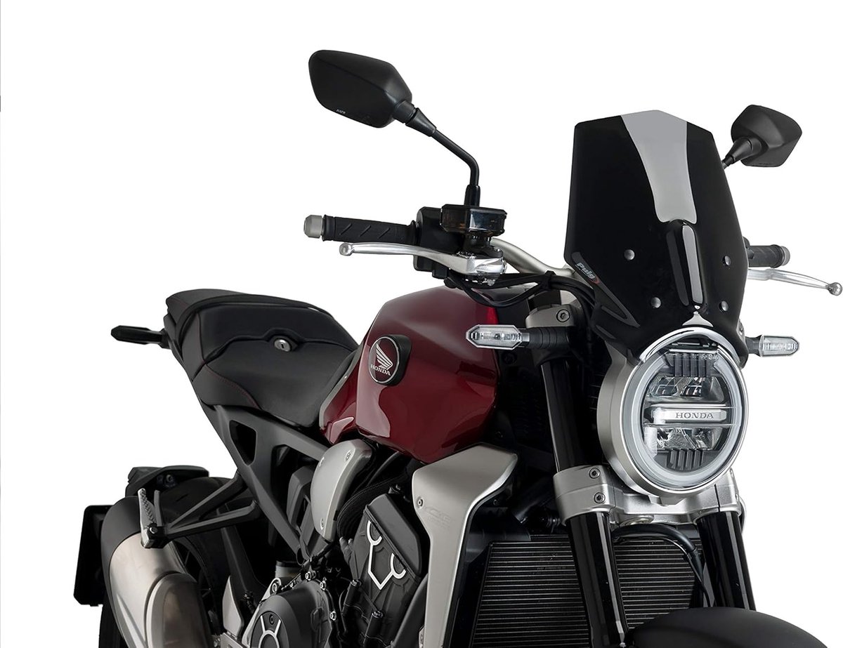 Motor Windscherm - Wind deflector - Bescherming tegen wind - Hoge schokbestendigheid - 3 mm dik - Zwart