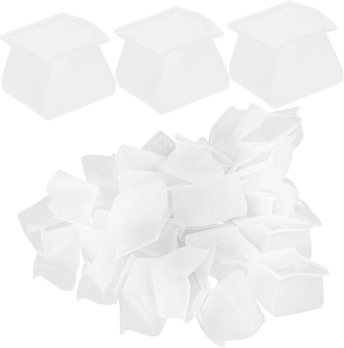 Meubelbeschermers - Stoelpootdoppen - Vloeren Beschermen - Antislip Siliconen - 32 Stuks - Wit