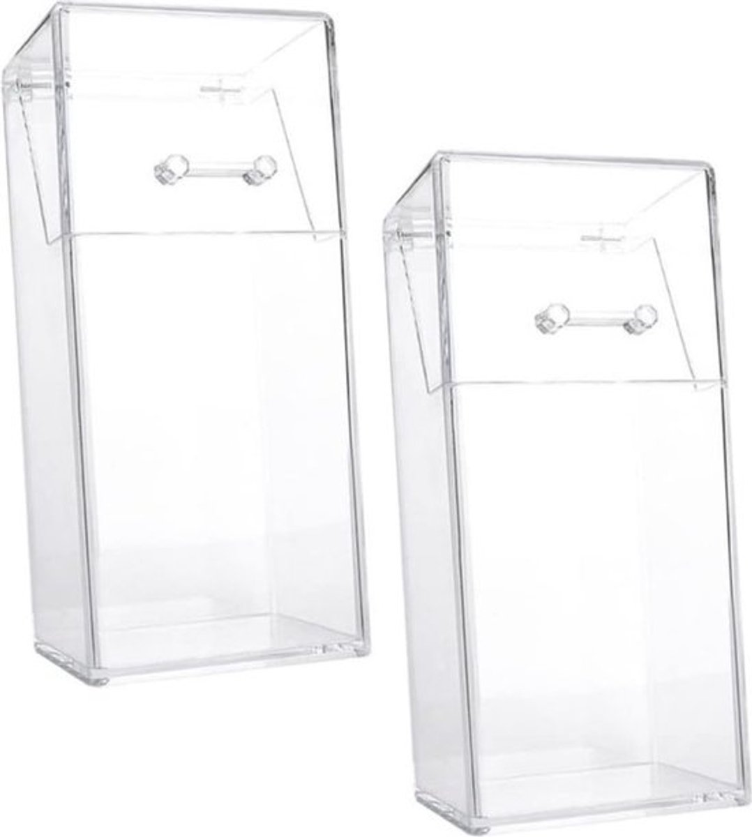 Houder voor transparANTE acryl make-up kwasten - Cosmetica ordenen