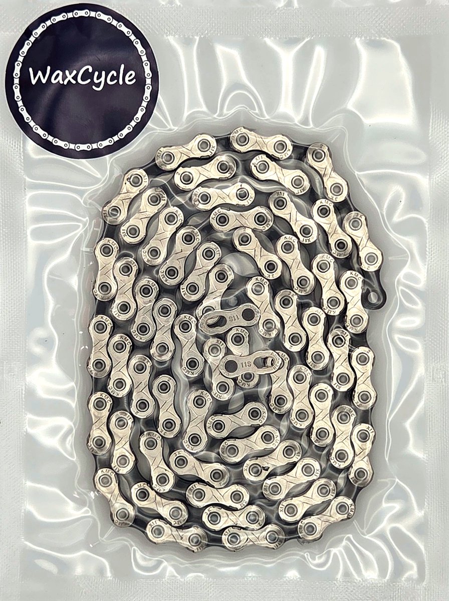 WaxCycle KMC X11 - Hot Wax Fietsketting 11-speed - 118 schakels - Standaard - Direct klaar voor gebruik