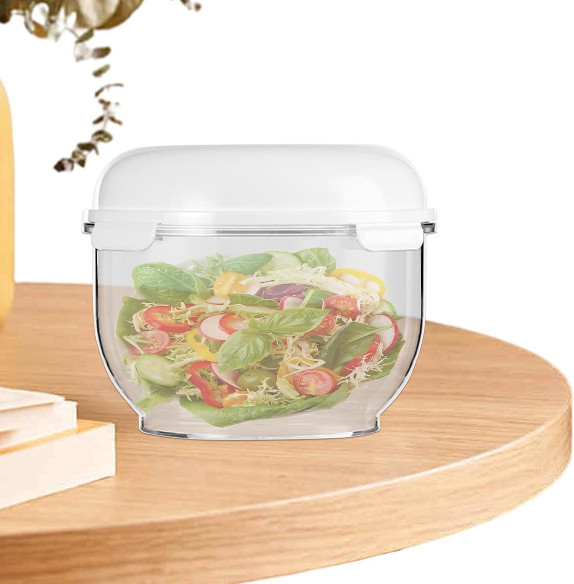 Keukenopslagbox - Broodcontainer Bak - Deeg Laten Rijzen - Antiaanbaklaag - 3 Liter Capaciteit - Transparant