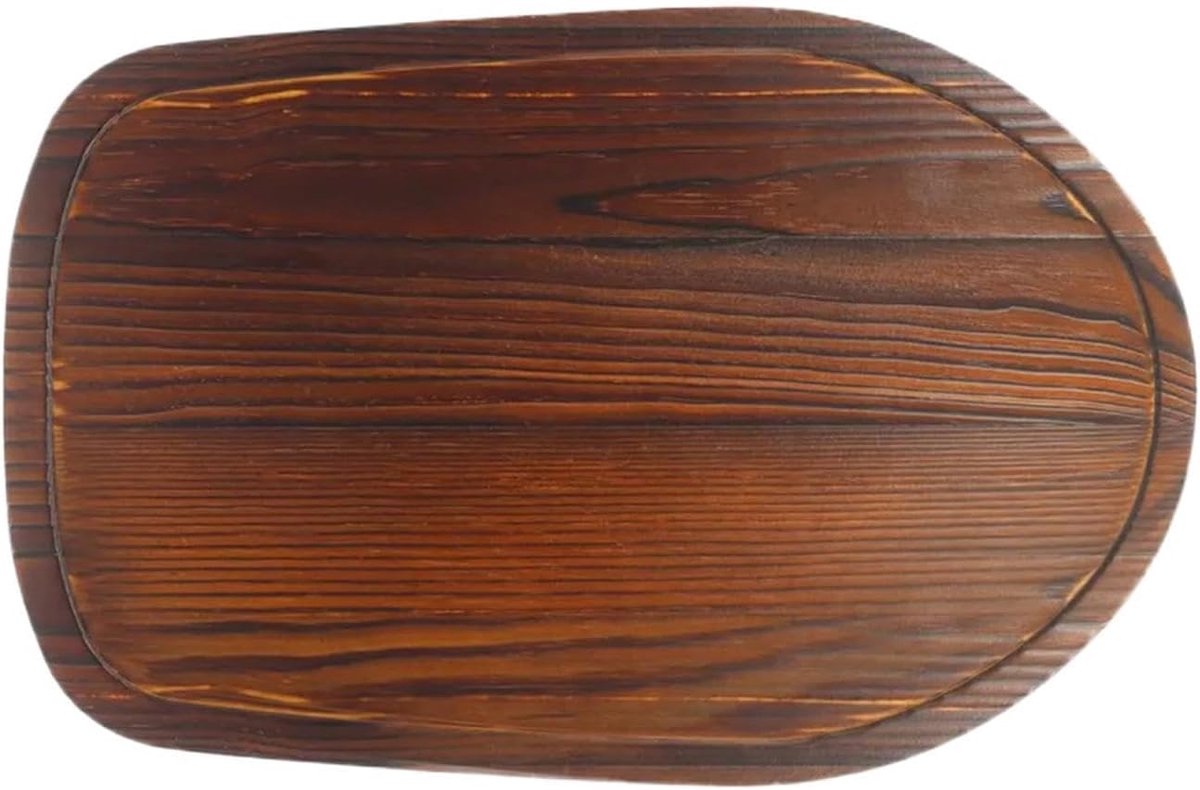 Apparaat Schuifblad - Houten Onderlegger - Aanrecht Beschermen - Soepele Glijbodem - 38x21 cm - Rood Bruin
