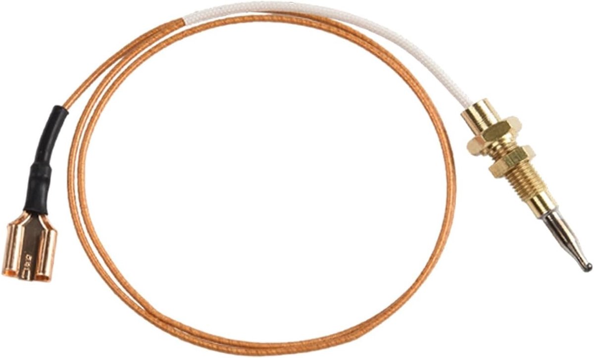 Haard Thermokoppel - Veiligheidssensor Gasklep - Gasapparaat Onderhoud - Dubbele Lengte Opties - 60/120 cm - Goud