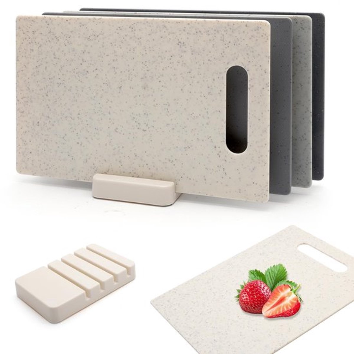 Cosensi - Dailygoods - Dailygoody - Snijplank Set - Kunststof Keukenplanken - Met