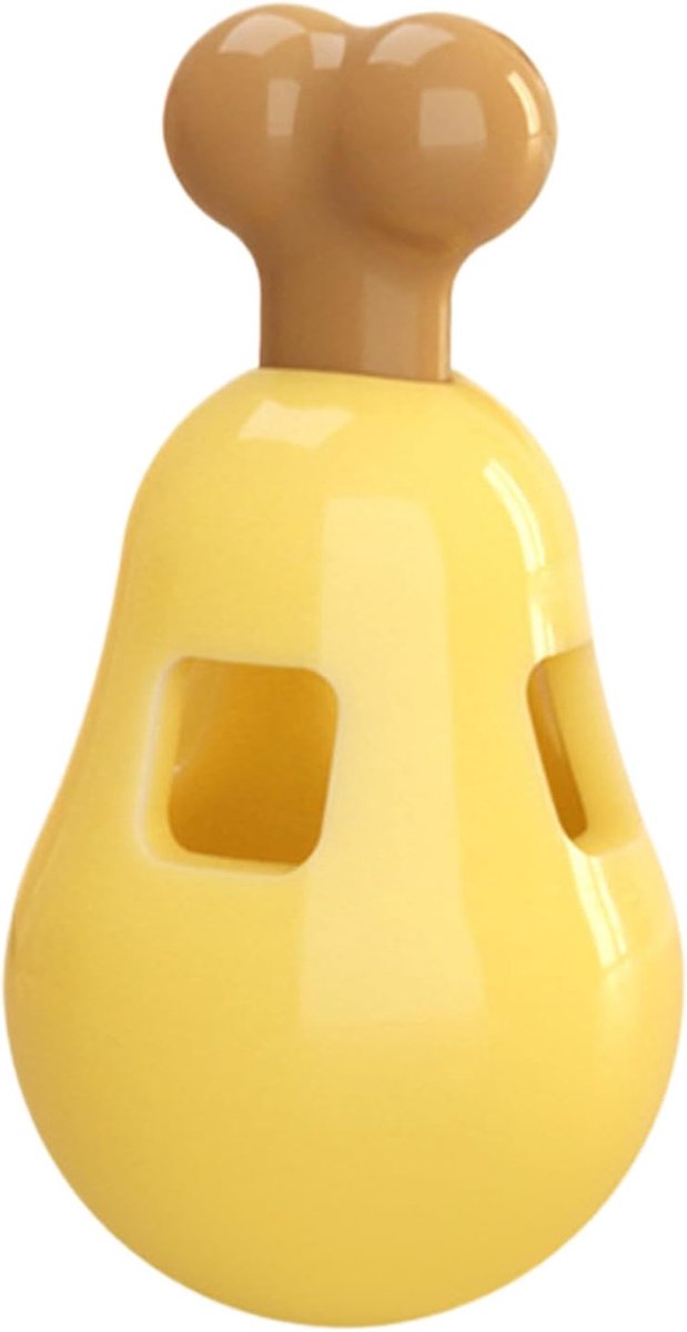 Hondenspeelgoed Kippenpoot - Kauwspeelgoed Puppy - Tanden Reinigen - Traktatie Dispenser - 11 x 6 x 6 cm - Meerkleurig