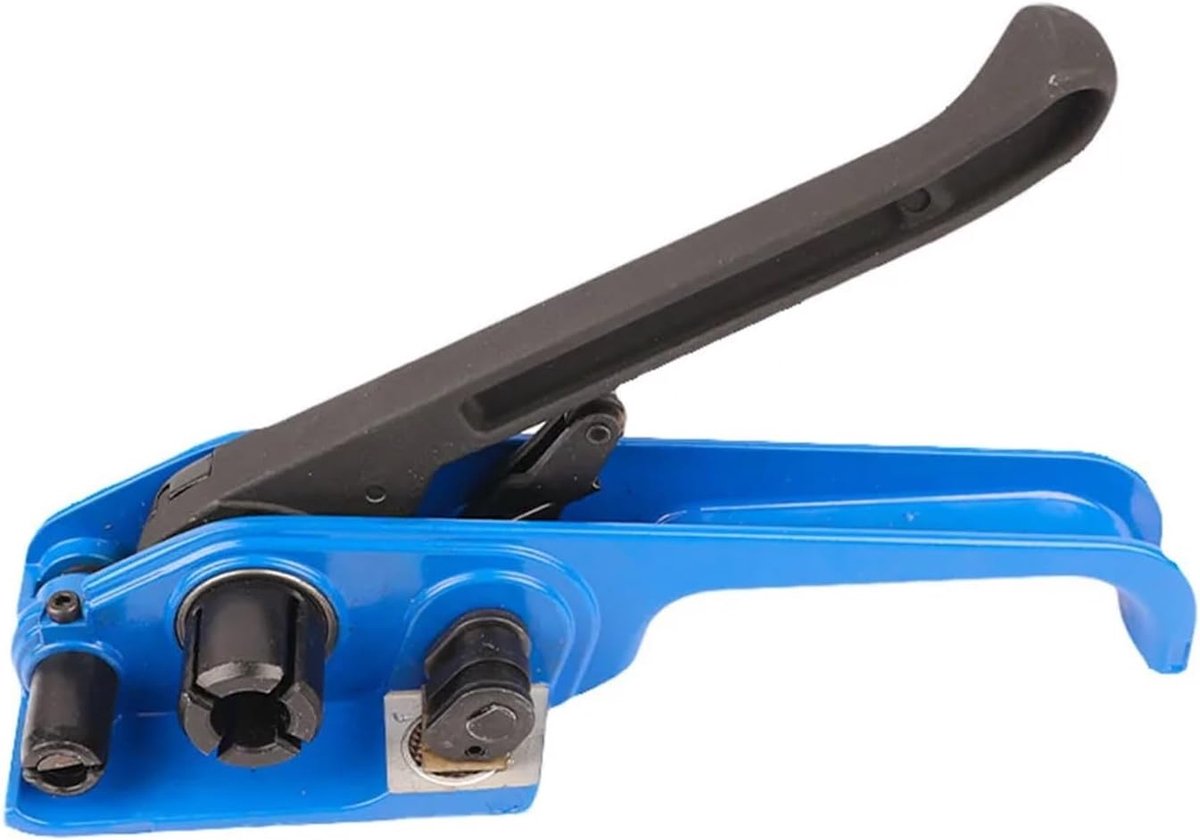 Banderolleermachine Spanner - Spanband Snijder - Verpakkingen Zekeren - Handmatige Bediening - 6-19 mm - Grijs